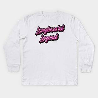 Longboard Legend Kids Long Sleeve T-Shirt